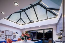 Black Framed Lantern Roof